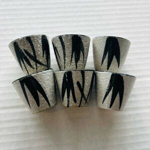 Vintage Sake Cups x6 made in Japan